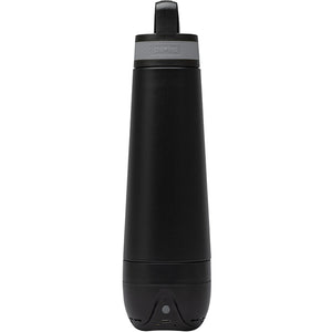 Perka® Acadia II 18 oz. Black Double Wall Stainless Steel Speaker Bottle