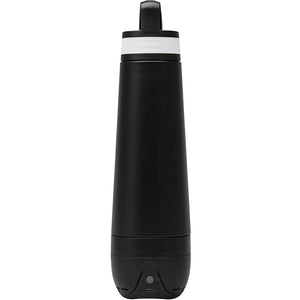 Perka® Acadia II 18 oz. Black Double Wall Stainless Steel Speaker Bottle